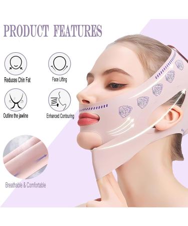Buy Reusable V Line Mask - Breathable & Comfortable Chin Strap for Women - Pink | International Shipping Available - Buy Online on GoSupps.com