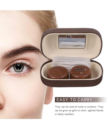 Gleavi Colored Contact Lens Container Set - 9.5x5.5cm Eye Lens Care Case Portable Lentil Holder & Cosmetic Organizer for International Shipping - Buy Online on GoSupps.com