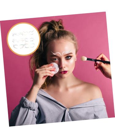  Beatifufu Non-Permanent Eye Makeup - Pack of 6 Stickers for Face Eyeliner and Eyebrows - Skin-Friendly - Ideal for Parties - Buy Online on GoSupps.com