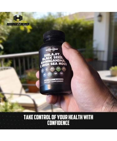 DAMN GOOD The Hodge Twins Maximum Vitality Organic Shilajit Capsules Men s Daily Energy & Stamina Booster Sharper Focus & Strength w/Ashwagandha for Men Performance Supplement 90Count - Buy Online on GoSupps.com