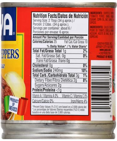 GOYA Chipotle Peppers In Adobo Sauce 7 Ounce - Buy Online on GoSupps.com