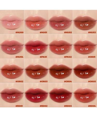 FOCALLURE Glasting Water Lip Tint - Non-Sticky Long Lasting Liquid Lipstick | 16 Vivid Colors & Glossy Finish for Daily Use | High Shine Lipgloss PK02 - Shop Internationally - Buy Online on GoSupps.com