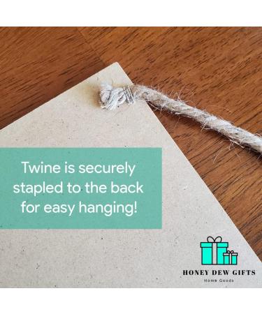 Honey Dew Gifts 5x10 Hanging Wood Sign: Take Off Shoes & Stay a While - Home Decor - Buy Online on GoSupps.com