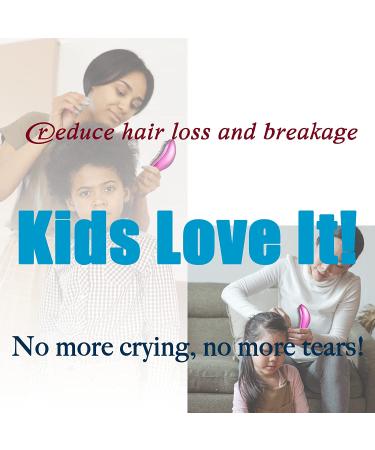 WYNK Detangler Brush 2-Piece Value Set - Professional Wet Hair Detangling Brush for Women, Men, and Kids - No Pain Detangler - Green & Pink (2 Pack) - Buy Online on GoSupps.com