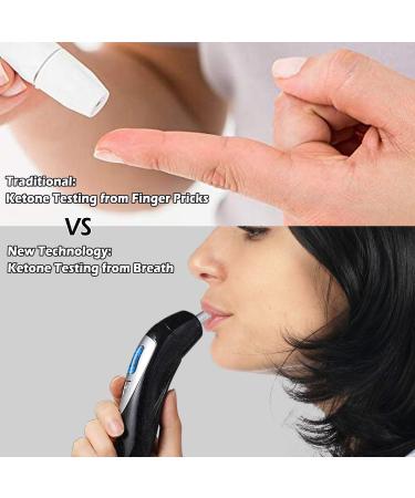 Ketone Meter Breath Portable Digital Ketosis Breath Analyzer with 10 Mouthpieces - Buy Online on GoSupps.com