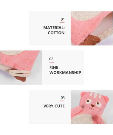 FOMIYES 6 pcs Bath Gloves Shower Sponges for Men and Babies - Assorted Colors - 18x15x1.1cm - Loofah Washcloth and Scrubber - Buy Online on GoSupps.com