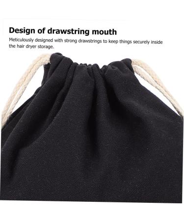 Healeved 20 Pcs Hair Dryer Storage Bag Travel Bag Organizer Hair Waver Tool Travel Hairdryer Fabric Black - Buy Online on GoSupps.com