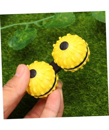 Magiclulu Massage Balls - Pressure Relief & Decompression Toys | Outdoor Transport 7.36x3.56cm Yellow - Buy Online on GoSupps.com