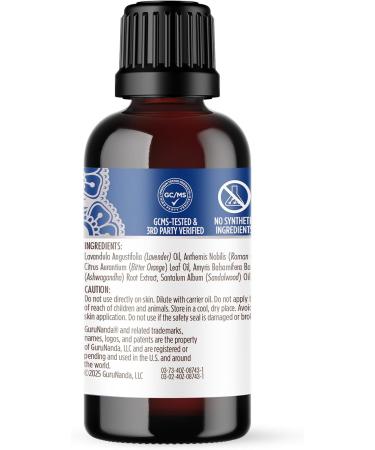GuruNanda Calming Sleep Essential Oil Blend of 100% Natural Pure & Undiluted Essential Oils Promote Relaxation Calmness & Restful Sleep 3.9 fl oz - Buy Online on GoSupps.com