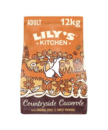 Lily's Kitchen Made with Natural Ingredients Dry Food for Adult Dogs Chicken & Duck Grain Free Recipe 12kg Bag