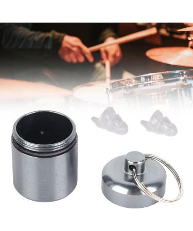 Earplugs 3-Layer Structure Comfortable Liquid Silicone Closure Umbrella Shaped Noise Canceling Earplug with Filter for Indoor (Transparent Stone Pattern) - Buy Online on GoSupps.com