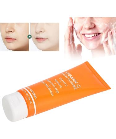 Qukaim Hydrating Foam Vitamin C Facial Cleanser 118ML Moisturizing Face Wash Exfoliating Foam Daily Hydrating Skin Cleanser - Buy Online on GoSupps.com