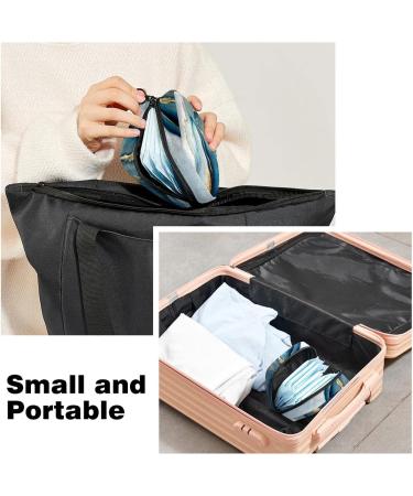 Stylish Menstruation Pad Bag with Zipper Abstract Blue & Gold Marble Sanitary Napkin & Tampon Storage for Women & Girls - Buy Online on GoSupps.com