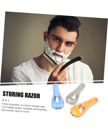 3-Pack Razor Storage Box | Clip-On Razor Covers for Men | Travel Suitcases for Shaving Needs - Buy Online on GoSupps.com