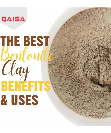 Indian Healing Clay- Deep Pore Cleansing Facial & Body Mask -100% Natural Calcium Bentonite Clay (700 Grams) - Buy Online on GoSupps.com