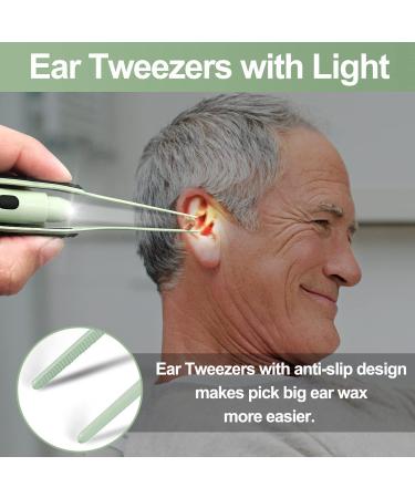 Ear Wax Removal Kit with LED Light - All in One Ear Cleaning Tool Set for Adults, Kids, and Pets - 7 Piece Set (Green) - Buy Online on GoSupps.com