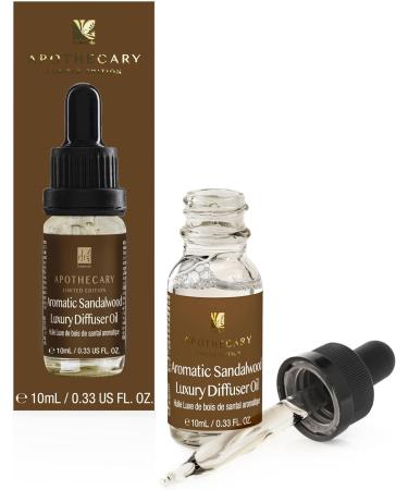 Dr Botanicals Essential Oil Diffuser with Aromatic Sandalwood Luxury Essential Oil | Premium 5 in 1 Ultrasonic Aromatherapy Scented Oil Diffuser Clear Top With Sandalwood Oil - Buy Online on GoSupps.com