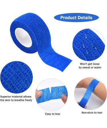 Heyu-Lotus 6 Pack Cohesive Bandages 2.5cm x 4.5m Vet Wrap Self Adherent Bandages Elastic Cohesive Tapes Pet Bandage Wraps for Dogs and Cats Assorted Colours (S) - Buy Online on GoSupps.com