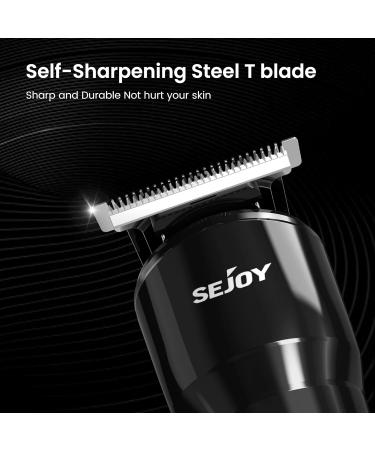 Sejoy Body Hair Trimmer Clipper for Men Cordless Barber Clippers Electric Hair Trimmer Beard Trimmer with Travel Lock Waterproof 90 Min Battery Life USB Rechargeable Black Hair Clippers - Buy Online on GoSupps.com