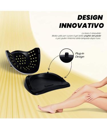 Buy An&Ma 120W Nail Dryer with 57 LEDs - High-Quality Gel Polish Lamp for Fast Drying | International Shipping Available - Buy Online on GoSupps.com