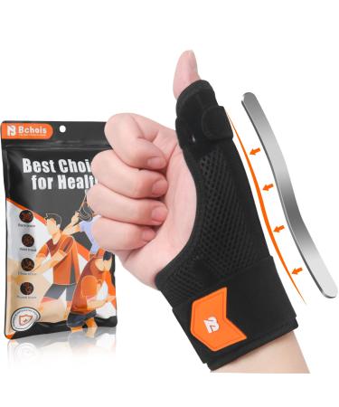Wrist Brace & Thumb Brace for Right or Left Hand Thumb Spica Splint for Arthritis Pain Tendonitis Trigger Finger Thumb Stabilizer with Compression Aluminum Plate Support for Women Men