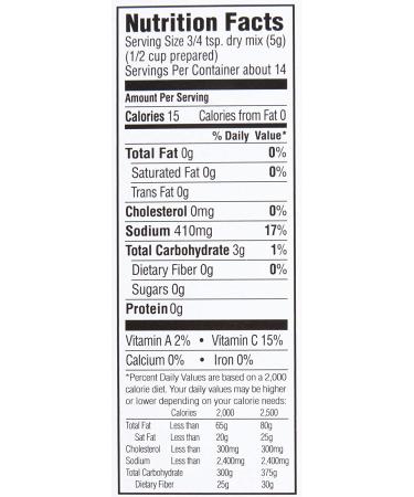 Zatarain's White Bean Seasoning 2.4 oz - Pack of 12 - Buy Online on GoSupps.com