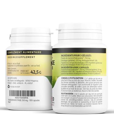 Horse Chestnut Ecocert - 250 mg - 100 capsules - Orgaliane - Buy Online on GoSupps.com