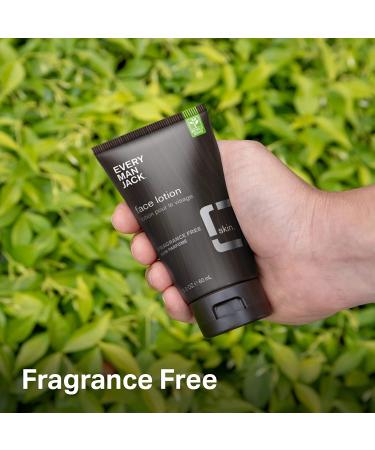 Every Man Jack Fragrance-Free Face Lotion | 4.2 Fl Oz - Hydrating & Gentle Care - Buy Online on GoSupps.com