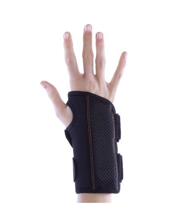 Copper Fit Health Unisex Reversible Wrist Brace with Stabilizer Adjustable