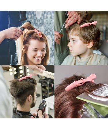 Ondder 14 Pack Pink Alligator Hair Clips for Styling Sectioning - Salon Pro Clips for Hair Coloring, Cutting, and Styling - Buy Online on GoSupps.com