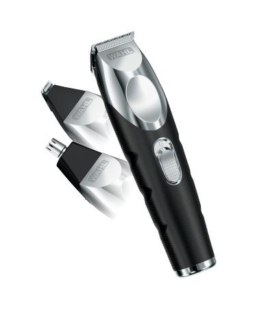 Wahl Groomsman Pro All in One Beard Trimmer for Men Mens Beard Trimmer Rechargeable Cordless Hair Trimmer Includes 3 Attachment Heads for Beard Nose & Ear Hair Trimming - Model 5617