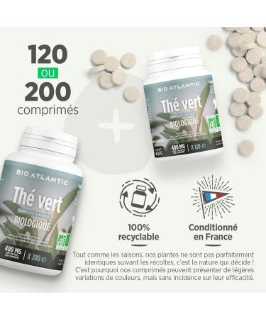 Organic Green Tea Extract - 400 mg - 200 Tablets - Buy Online on GoSupps.com