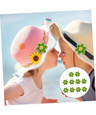 Operitacx 40 Pcs Diy Accessories Hair Pin Flower Embroidery Patches Flower Patches Headband Braided Flowers - Buy Online on GoSupps.com