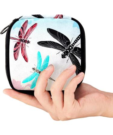 GIAPB Period Bag Sanitary Napkin Storage Holder | Art Butterfly Flower Design - Color1192 - Buy Online on GoSupps.com