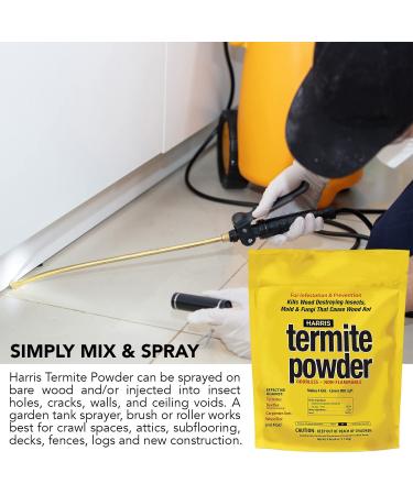 HARRIS Termite & Carpenter Ant Treatment 4lb Powder - Mold Killer & Prevention Spray - Buy Online on GoSupps.com