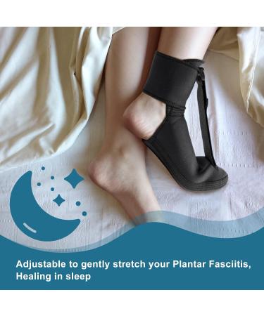 Plantar Fasciitis Night Splint Sock - Gentle Foot Support for Pain Relief Heel Pain & Achilles Tendonitis - International Shipping Available - Buy Online on GoSupps.com