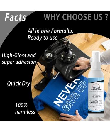 Sublimation Coating Spray for Cotton Shirts & All Fabrics - Ideal for T-shirts, Canvas, Polyester Tote Bags, Aprons, Pillows - Buy Online on GoSupps.com