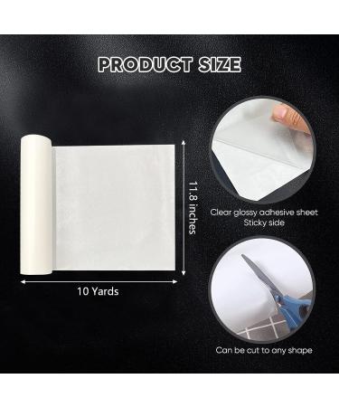 PLANTIONAL Double Sided Iron On Adhesive Film 11.8 x 10 Yards - Heavy Weight Heat Melt Fabric Glue Sheet for Permanent Bonding - Buy Online on GoSupps.com