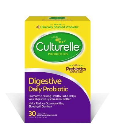 Culturelle Digestive Health Daily Probiotic 30 Once Daily Vegetarian Capsules