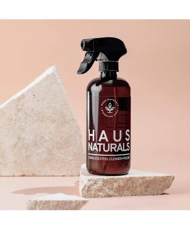 Stainless Steel Cleaner & Polish Kit - 16oz | Streak-Free & Eco-Friendly Safe for Kids & Pets - Buy Online on GoSupps.com