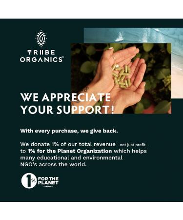 TRIBE ORGANICS Organic Shatavari Supplement - Hormonal Balance & Women's Reproductive Health Support - Non-GMO & USDA Organic - 120 Vegan Capsules - Buy Online on GoSupps.com