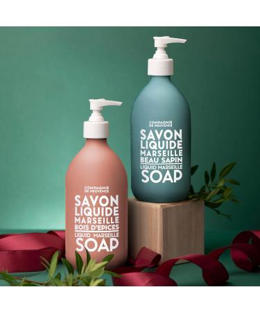 Buy Compagnie de Provence Liquid Marseille Soap - Festive Pine & Woodland Spice | Holiday in Provence Duo - International Shipping Available - Buy Online on GoSupps.com