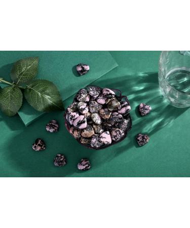 XIANNVXI 20 Pcs Blackline Redstone Crystal Heart Stones - Natural Healing Gemstones for Meditation and Energy Balancing - Reiki Crystal Gifts - Buy Online on GoSupps.com