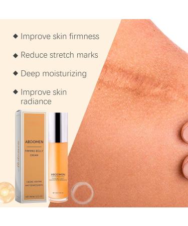 Firming Belly Cream for Stomach & Body Skin Tightening & Moisturizing Lotion Stretch Mark & Cellulite Care Lightweight Daily Use Tummy Cream 100g - Buy Online on GoSupps.com