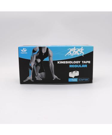 AnjoCare Kinesiology Tape for Muscles & Joints - Black & Blue Uncut Tape for Sports & Injury Recovery - Buy Online on GoSupps.com