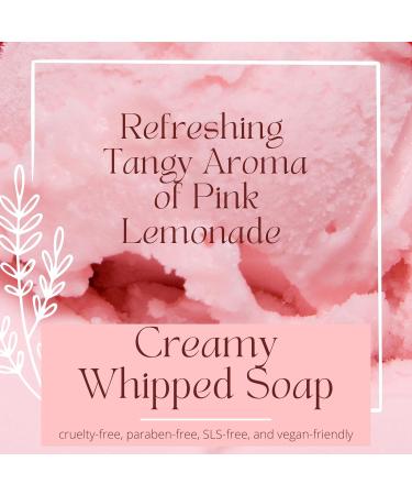 Whipped Bath Soap Creamy Natural Body Scrub: Luxury Spa Body Wash for Gentle Skin Conditioning Cruelty-Free Paraben and SLS Free Vegan Friendly For Women and Men 120g Pink Lemonade) (PINK LEMONADE) - Buy Online on GoSupps.com
