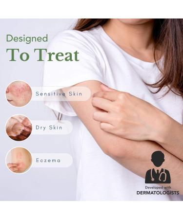 Theraplex Skin Barrier Balm - Moisturizer for Dry Sensitive Skin - Paraben-Free Noncomedogenic Hypoallergenic - 6 Oz - Dermatologist Recommended - Buy Online on GoSupps.com