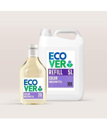Ecover Color Detergent - Apple Blossom & Freesie 30 Wash Loads 1.5L - Eco-Friendly Laundry Solution for Vibrant Clothes (1 Pack) - Buy Online on GoSupps.com
