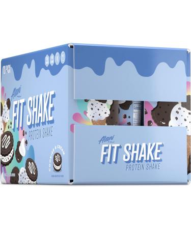 Alani Nu Fit Shakes - Cookies & Cream 12 x 355ml Cookies & Cream 355 ml (Pack of 12) - Buy Online on GoSupps.com