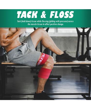 Supple Leopard Muscle Floss Band & Massage Ball Set - Enhance Mobility Relaxation & Sore Muscle Relief with 3 Levels of Support - Buy Online on GoSupps.com